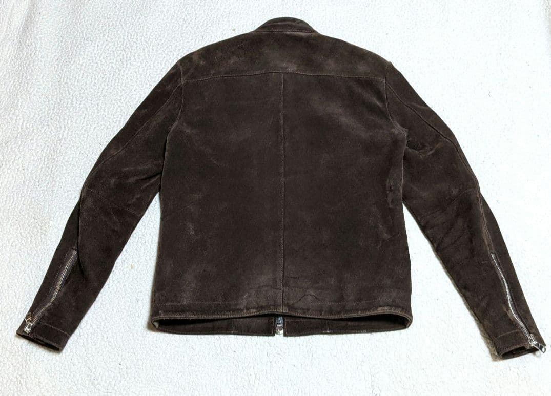 【9月限定！】UNITED TOKYO スウェードシングルライダース ブラウン