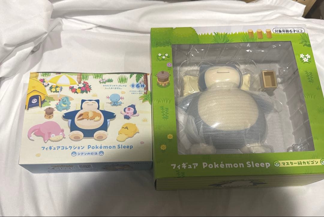 フィギュア Pokemon Sleep マスター級カビゴン シアンの砂浜　セット