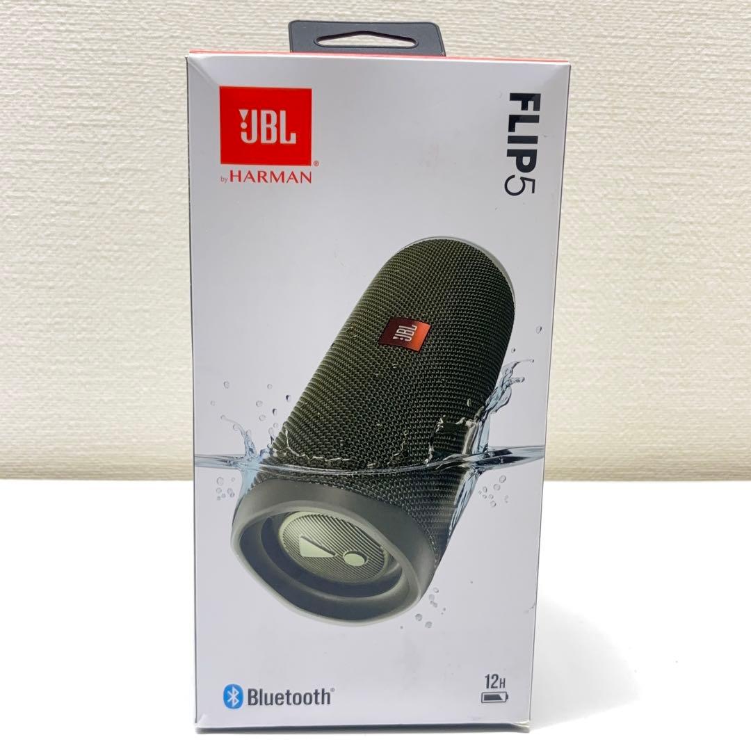 美品 JBL Flip 5 JBL GREN グリーン Bluetooth