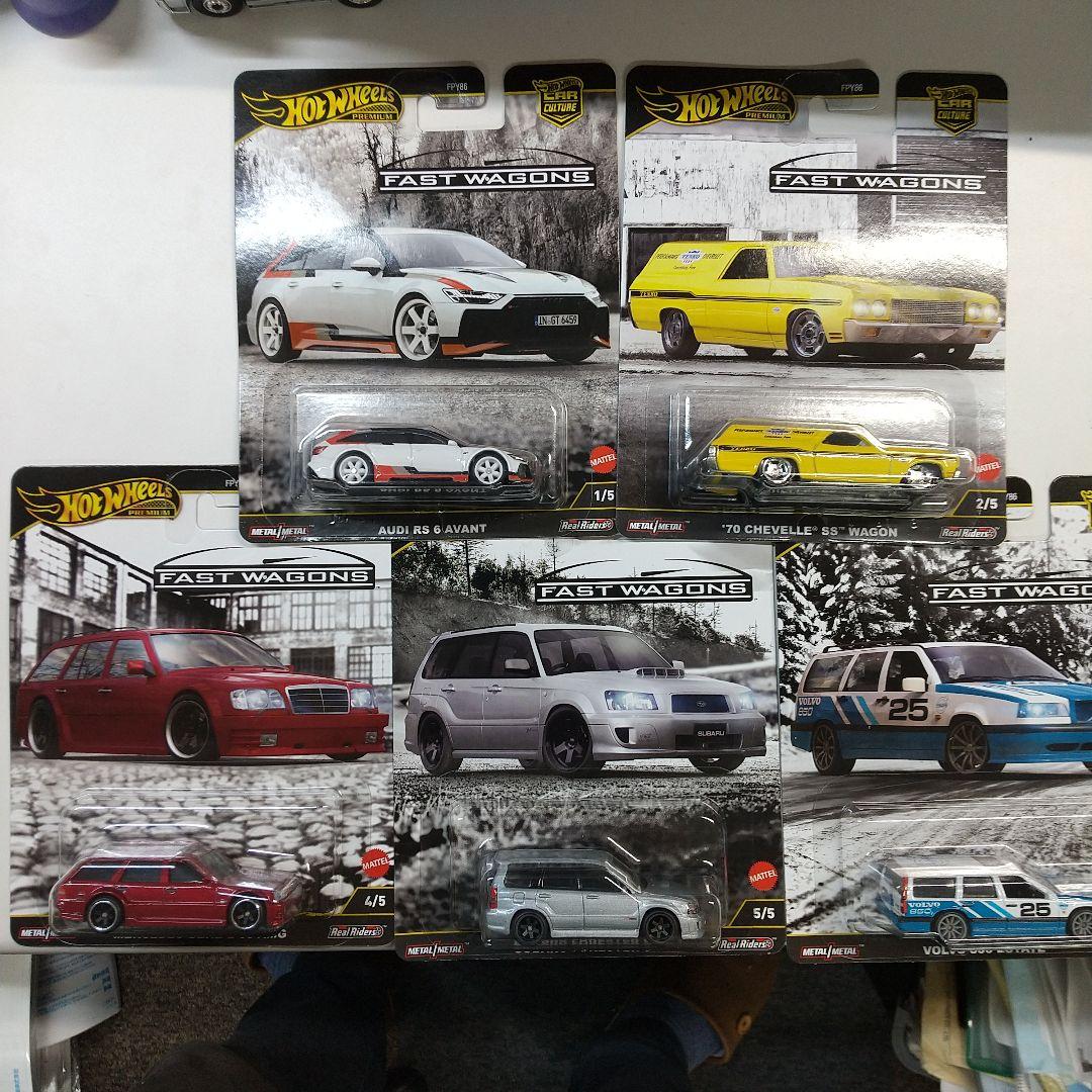 新品全５種　ホットウィール カーカルチャー ファスト ワゴン メルセデスベンツ他