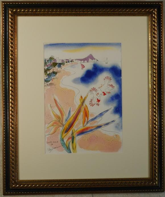 浦上正則　Waikiki beach-96　ダヴィンチ画法の継承者