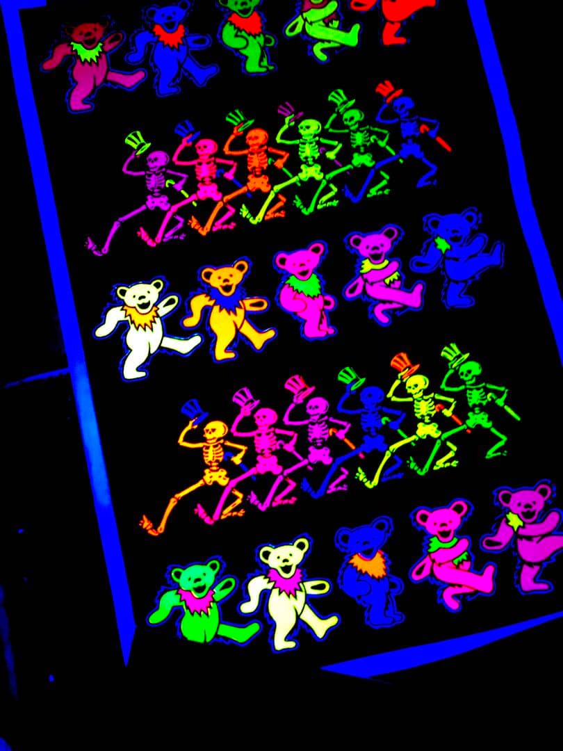 ♠︎グレートフルデッド♠︎90s ♠︎ビンテージ♠︎蛍光ブラック・ライト♠︎デッドヘッズ