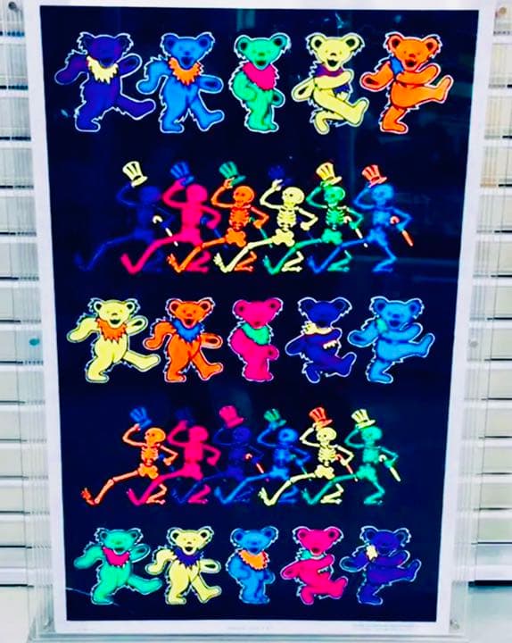 ♠︎グレートフルデッド♠︎90s ♠︎ビンテージ♠︎蛍光ブラック・ライト♠︎デッドヘッズ