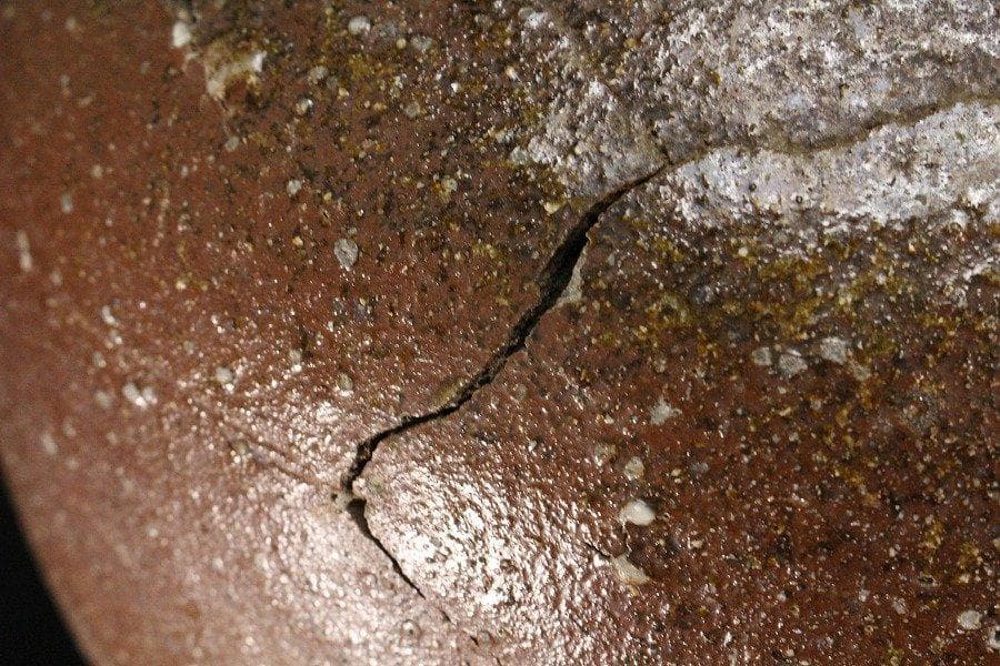 古信楽 壷 六古窯 自然釉 種壷 高34cm 旧家蔵出