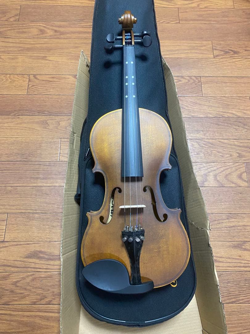 値下げEastarバイオリン 4/4 単板 バイオリンセット ケース付　付属品付