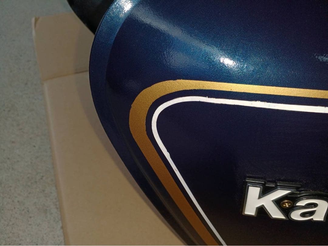 ✨希少✨カワサキZ750FX1型紺ガソリンタンク 純正段ボール入り