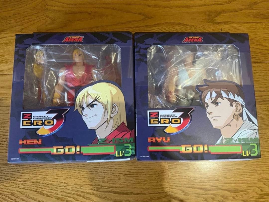 STORM ARENA ストリートファイターZERO3 リュウ&ケン　フィギュア