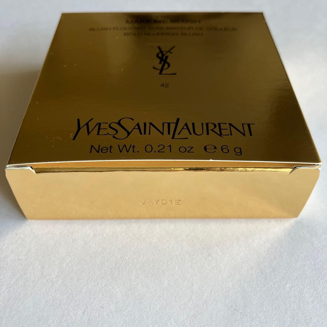 YSL メイクミーブラッシュ パウダー 42 ベビードールピンク