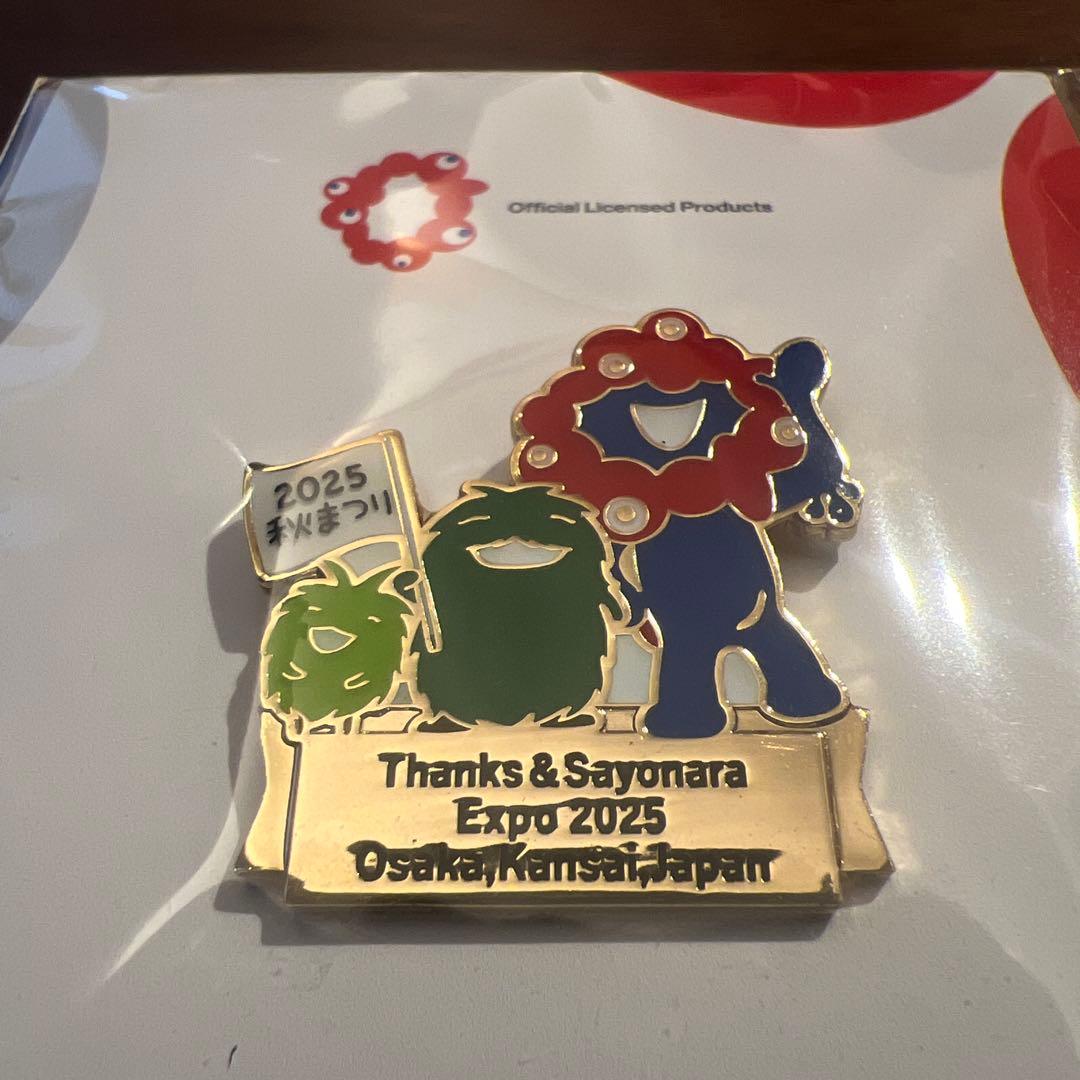 【秋祭り数量限定終売品】 ミャクミャク Expo 2025 ピンバッジ