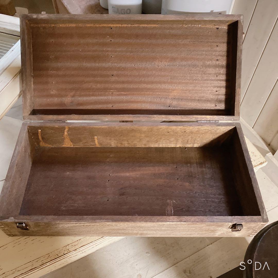 アンティーク木箱　古い木箱　ガーデン