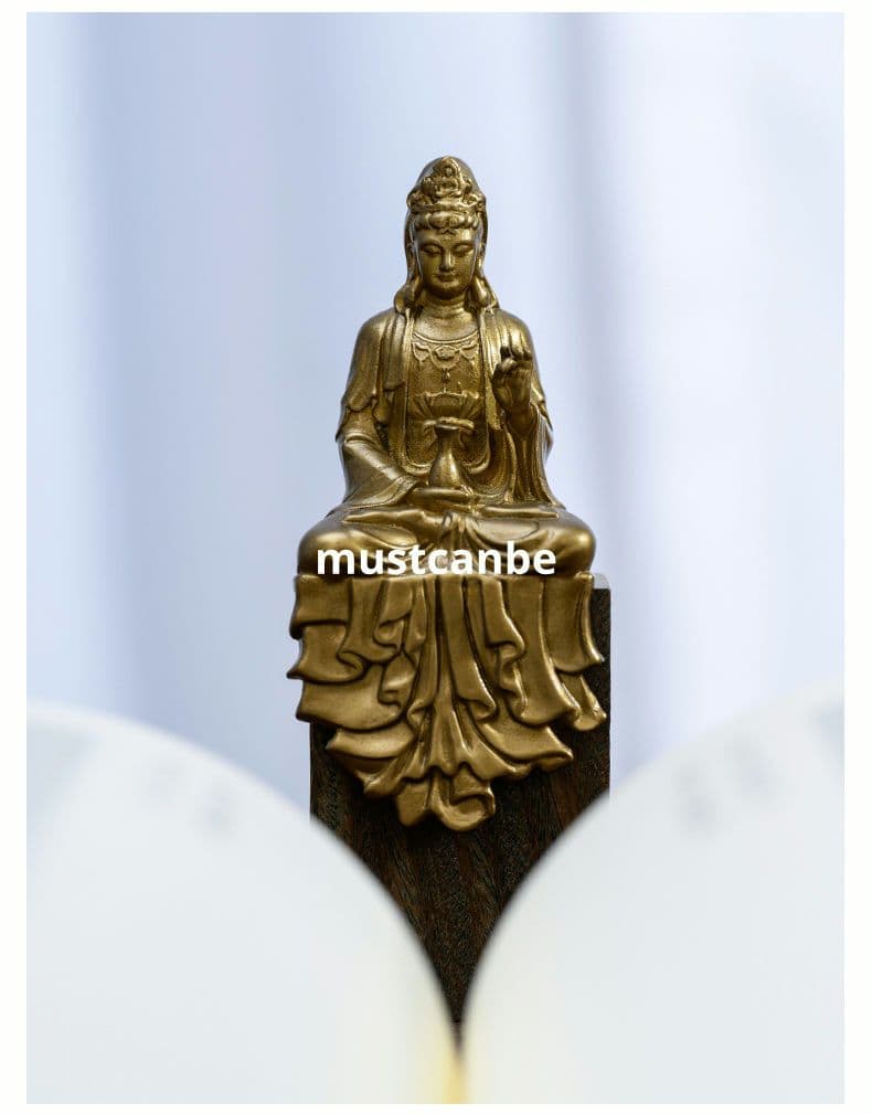 菩薩 観音菩薩 銅製 仏像 彫刻 置物 開運 風水置物 工芸品