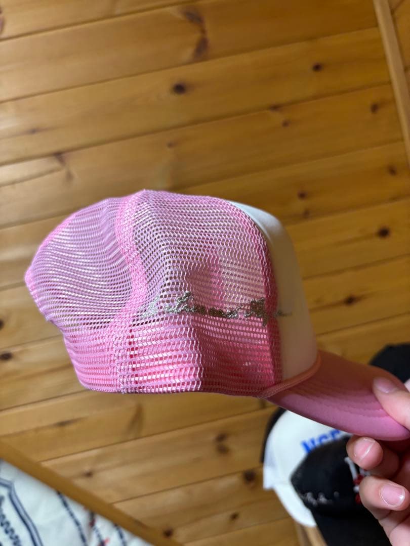La Ropa ラロパ 正規品 ピンク色メッシュキャップ