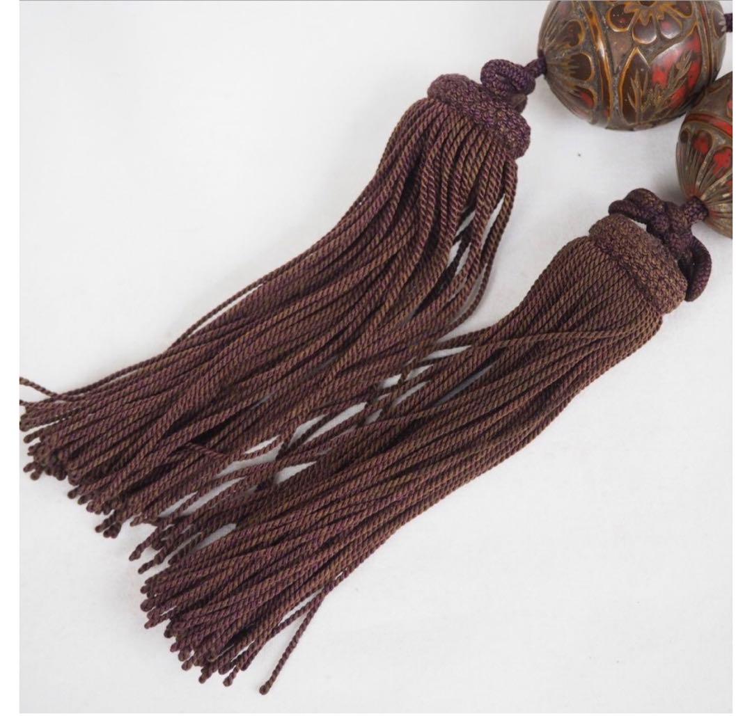 送料無料　時代物 　古い堆朱風鎮