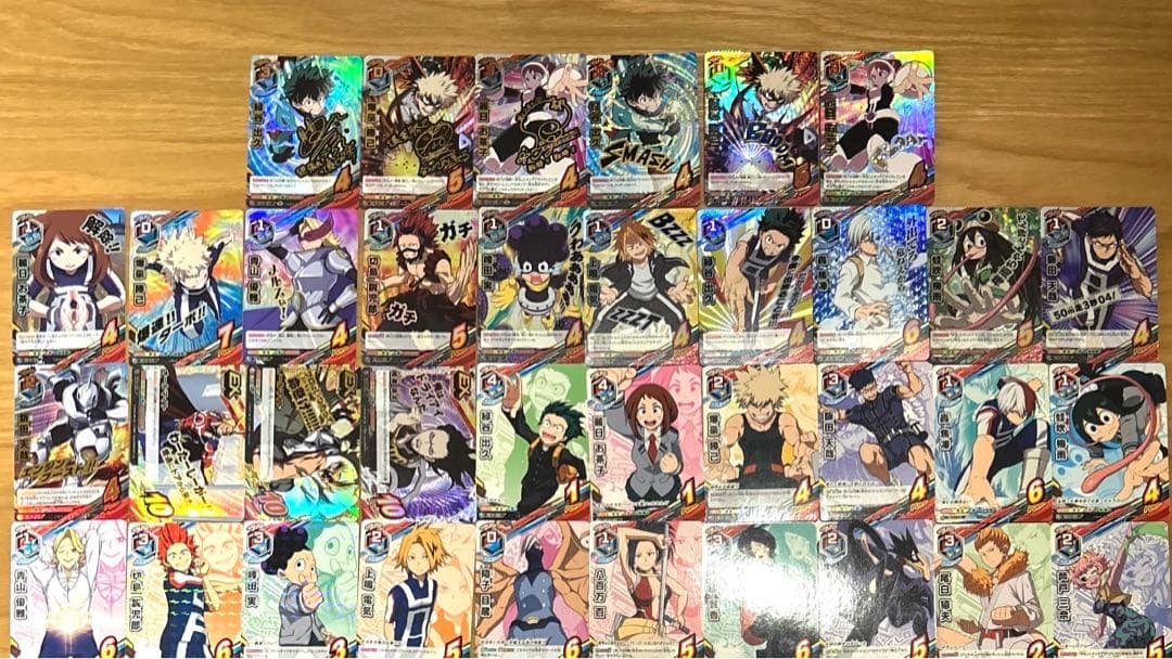 ヒロアカ　タッグ　カードゲーム　第一弾　フルコンプセット　サイン