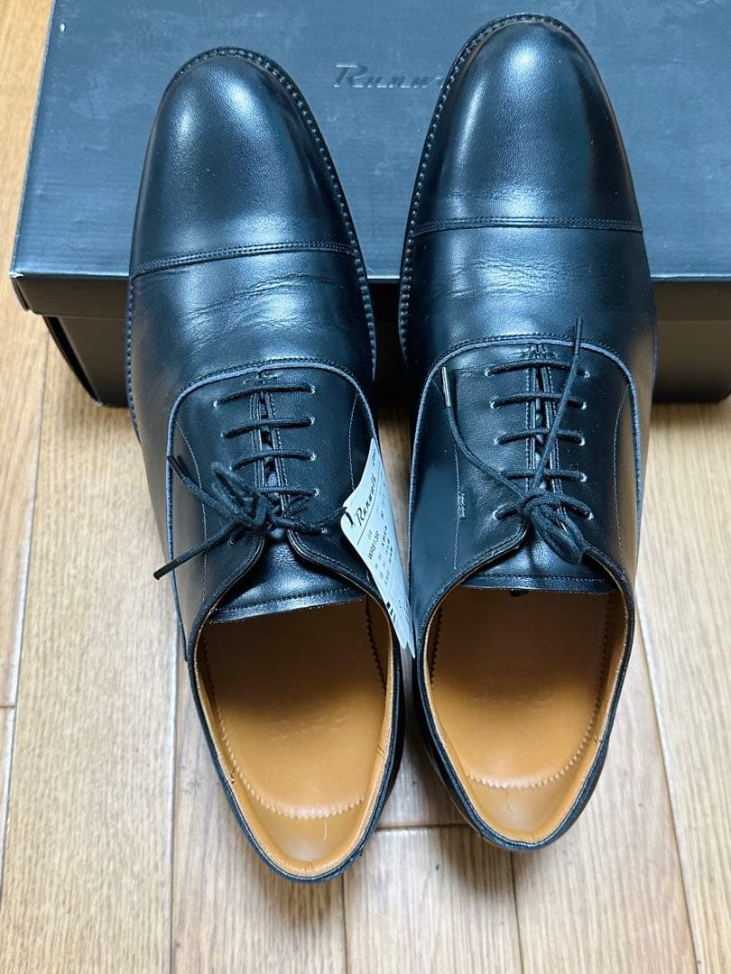 新品❗️日本限定アシックスランウォーク813Rドレスシューズ黒3E牛革27.5cm