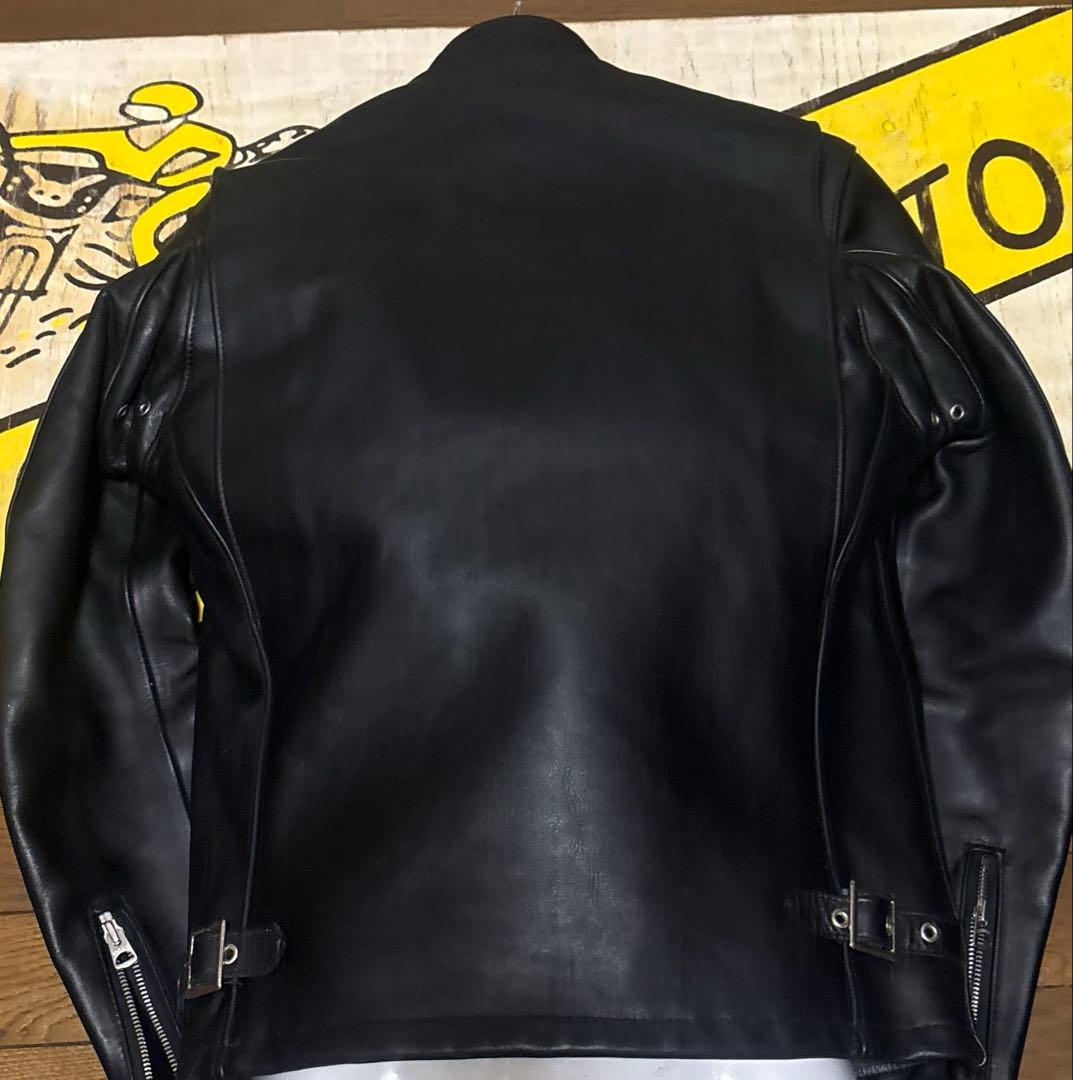 超美品‼️新型schott641 34インチ　シングルライダース　インナーボア付