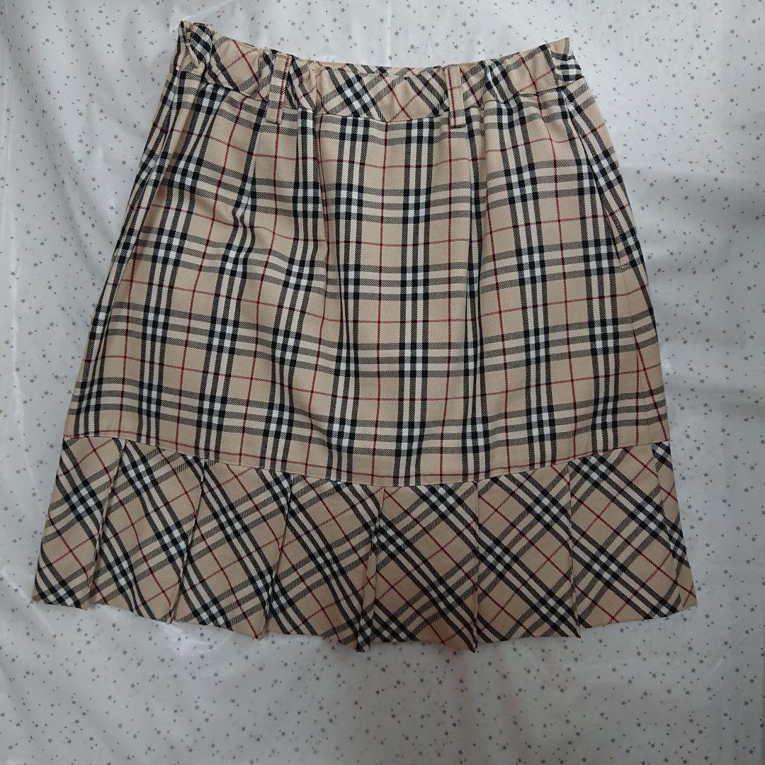 【新品未使用】BURBERRY/バーバリー ノバチェックミニスカート160Ａ