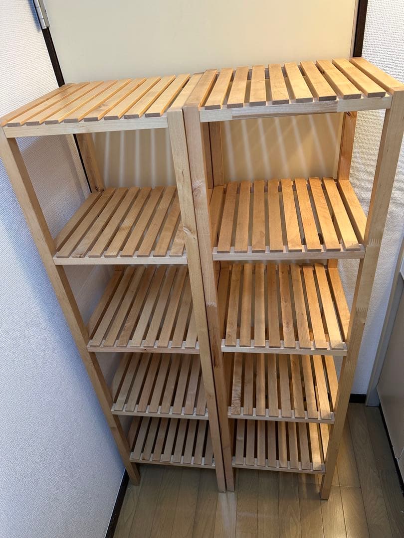 廃盤　早い者勝ち２個セット IKEA MOLGER モルゲル シェルフユニット