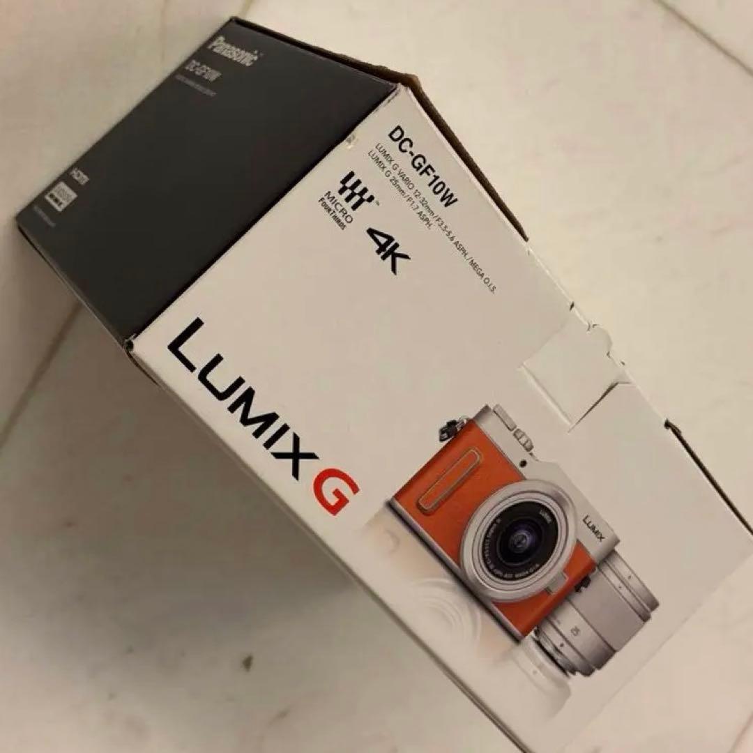 【美品】LUMIX ミラーレス一眼 オレンジ/シルバー