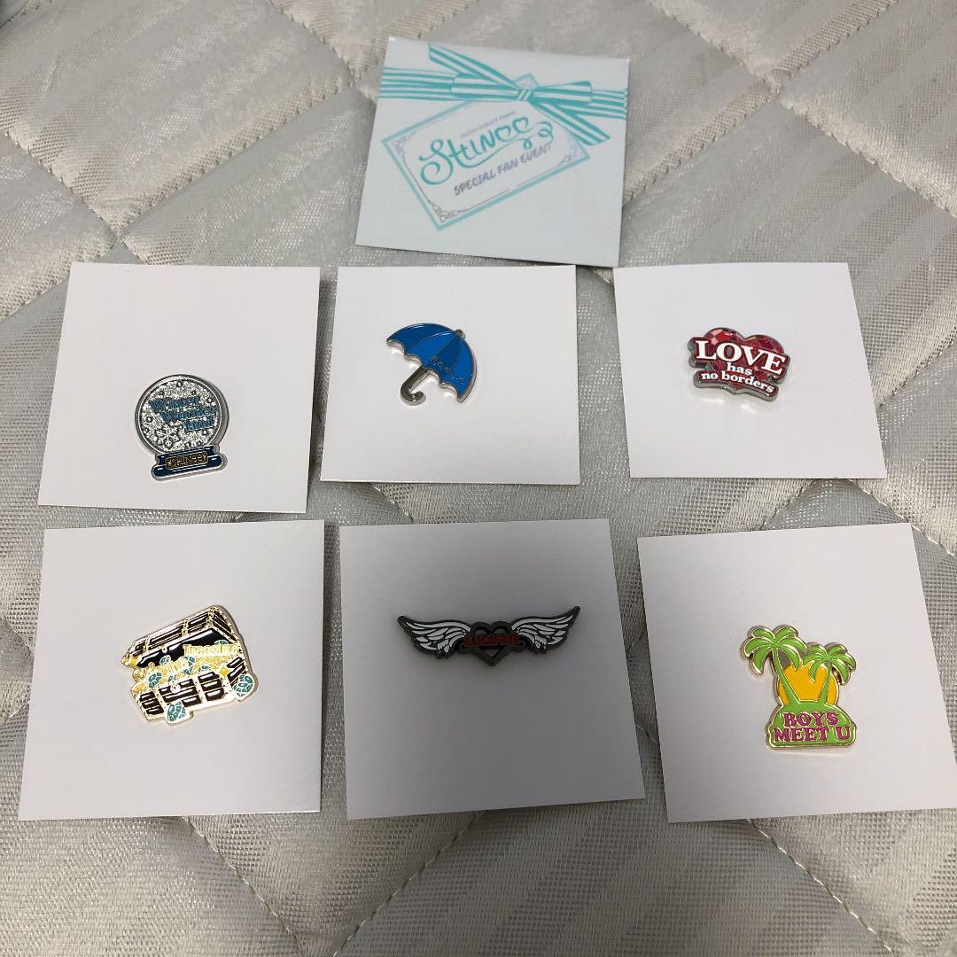 SHINee ペンミ　ピンバッジ  テミン  キー　オニュ   ミノ　ジョン