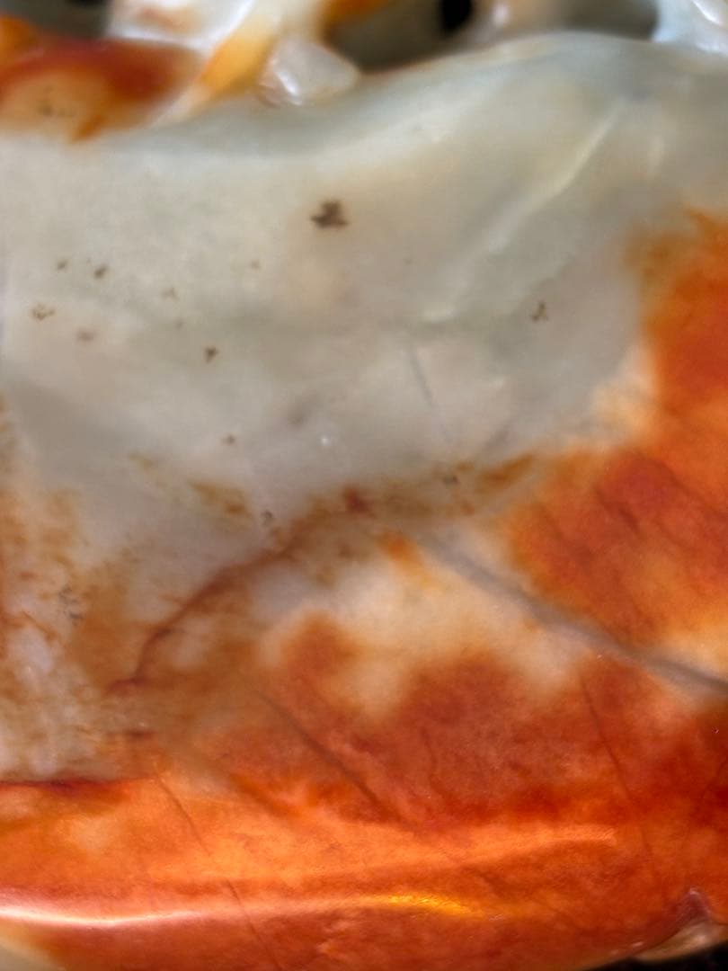 中国古美術品　清の時代　和田青白玉 砡　梅文筆洗　蘇工　172g