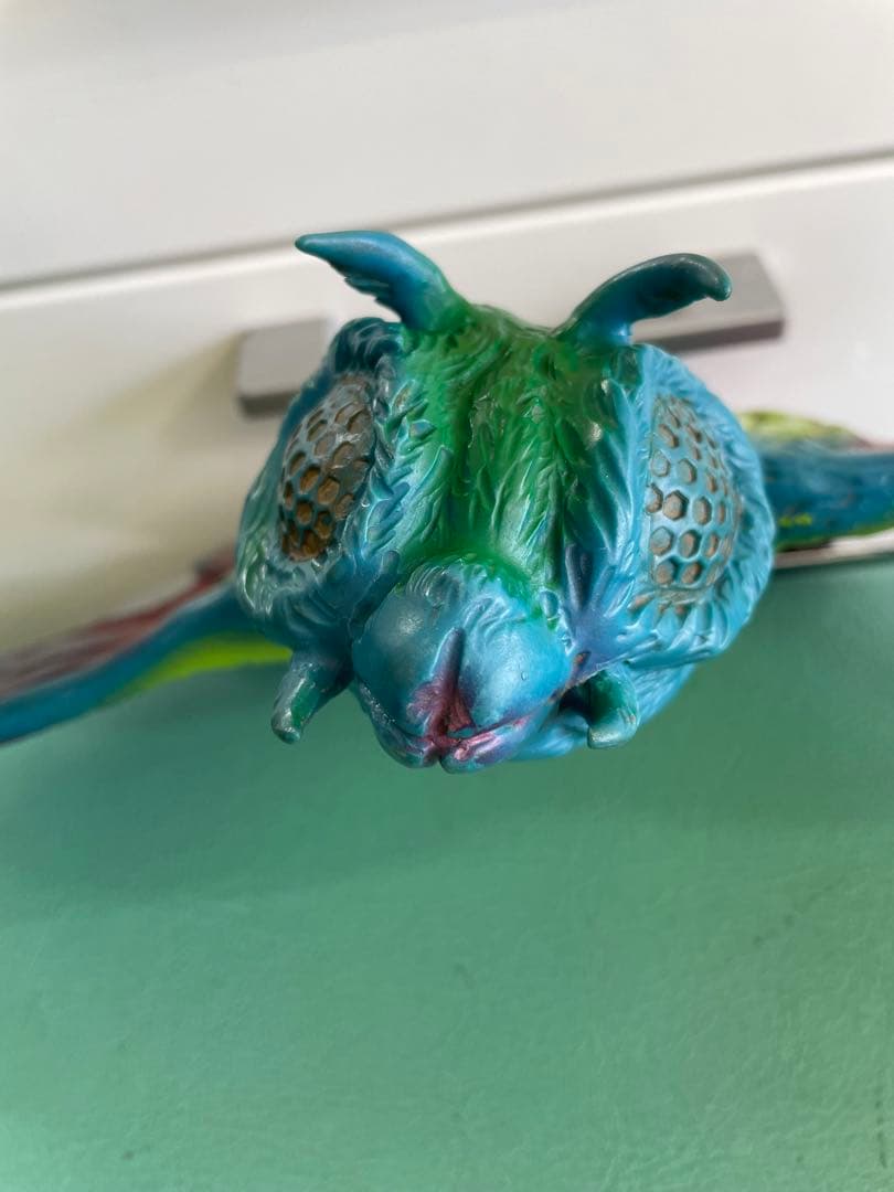 希少　モスラ　ソフビ　当時物　ゴジラシリーズ　ブルファク　背中にキズ