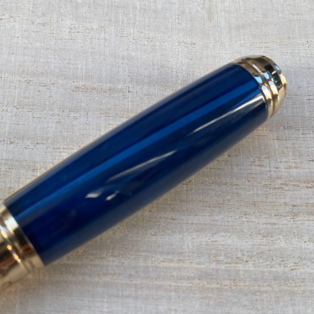 デュポン ラインD アトリエ ブルーナチュラルラッカー ボールペン