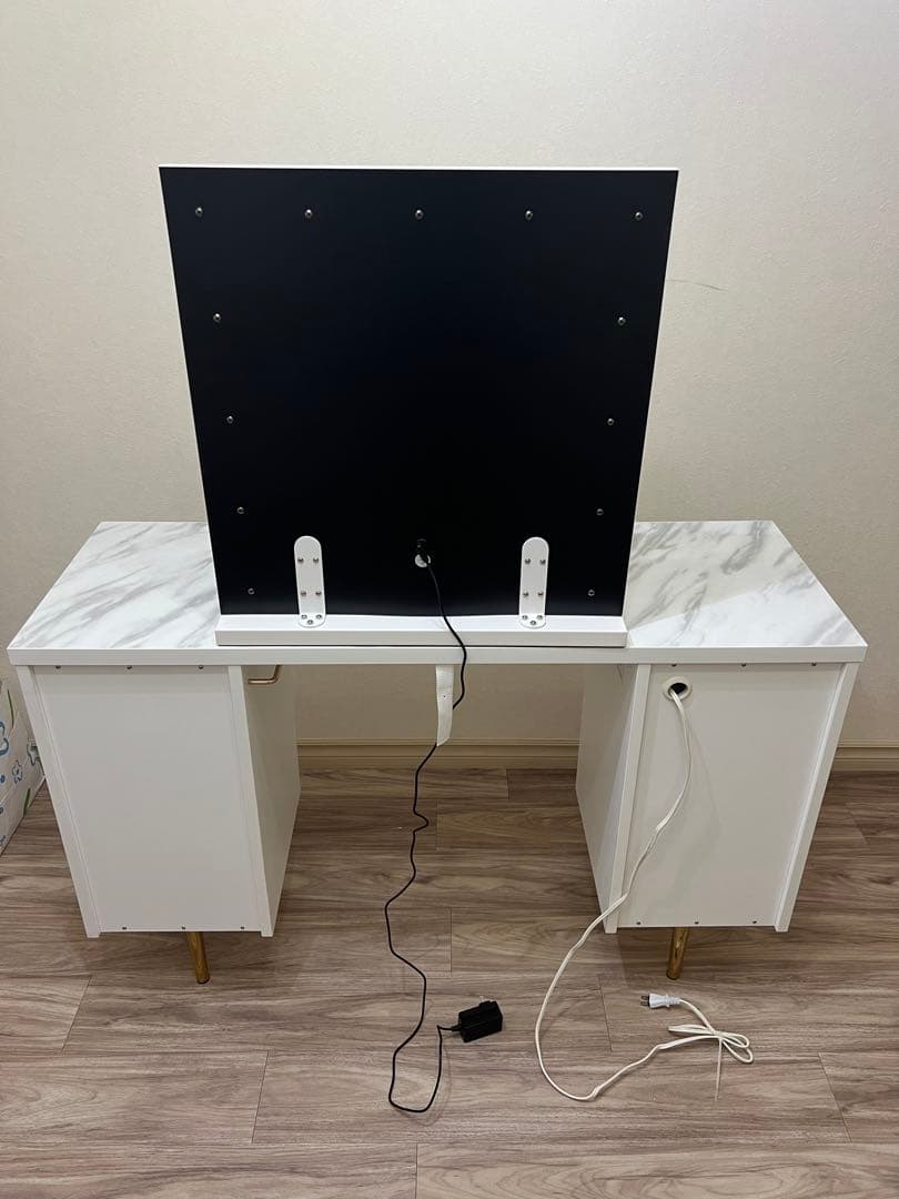 再値下げ Francfranc エルドラドコスメデスク 女優ミラー フランフラン