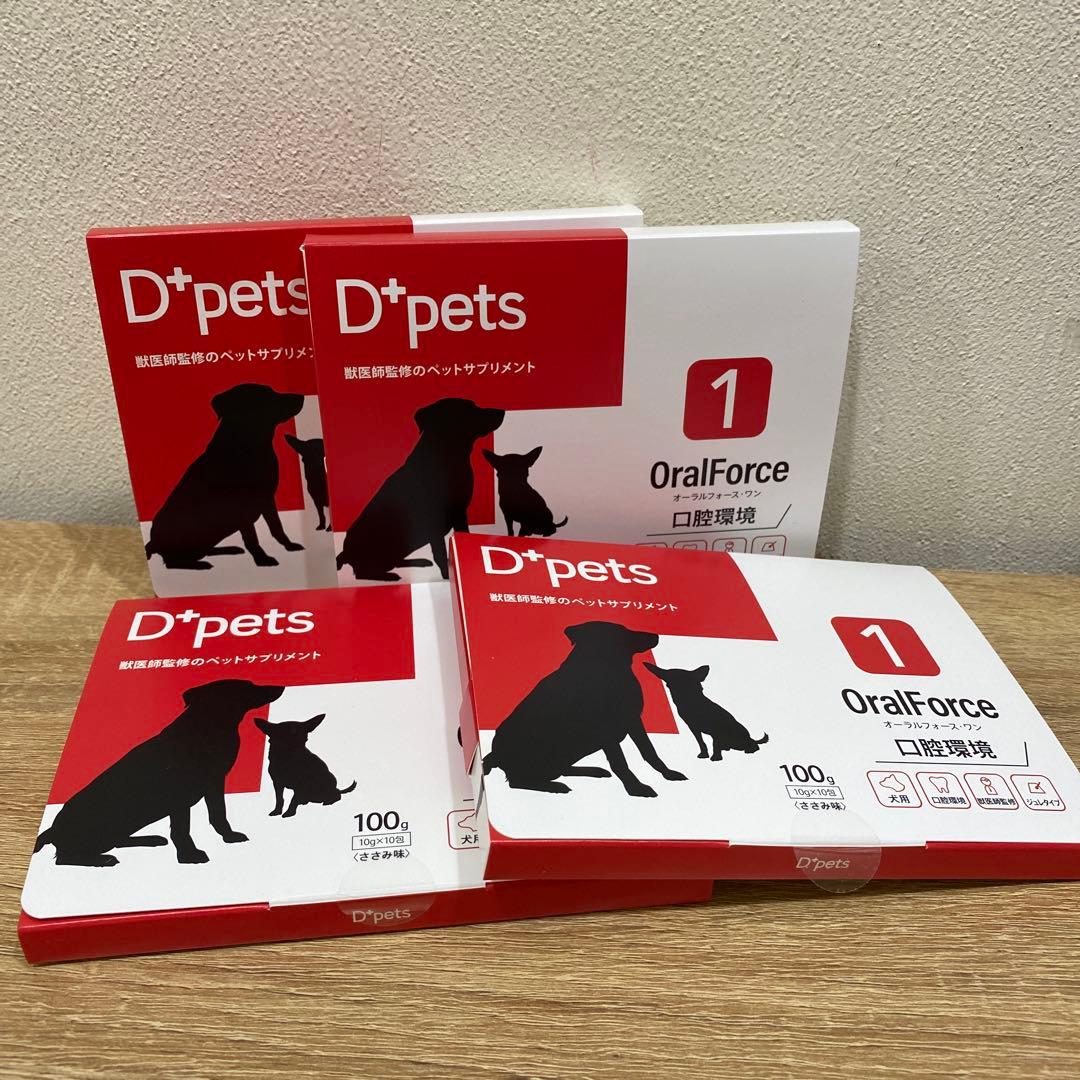 D+pets OralForce1 ディーペッツ オーラルフォースワン4個セット