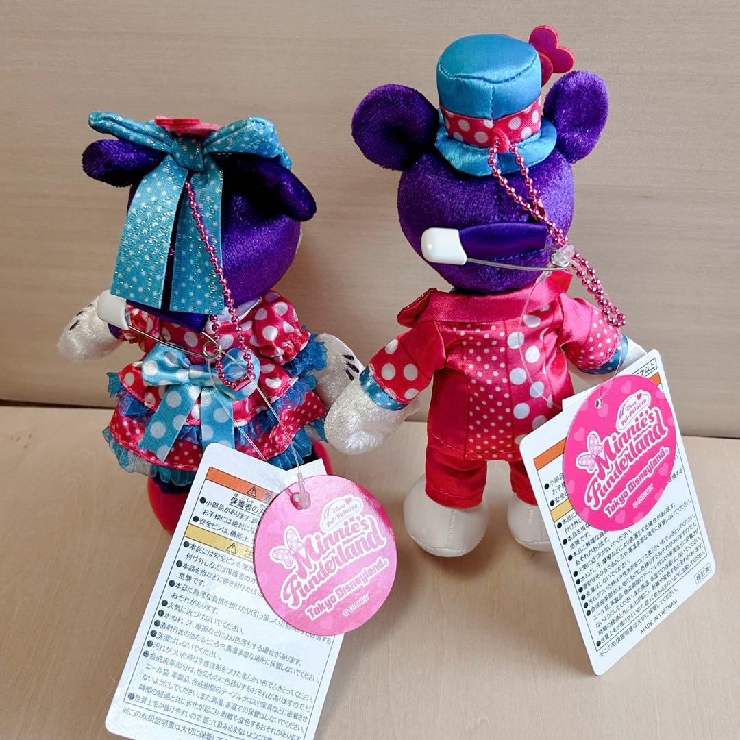 ぬいぐるみバッジ ミッキー ミニー ファンダーランド パルパルーザ　ディズニー
