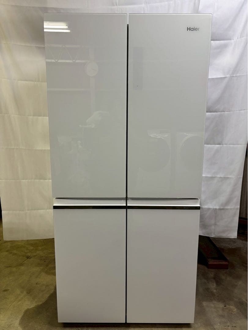 【美品】Haier 4ドア冷蔵庫 JR-GX47A 2024年製470L 観音開