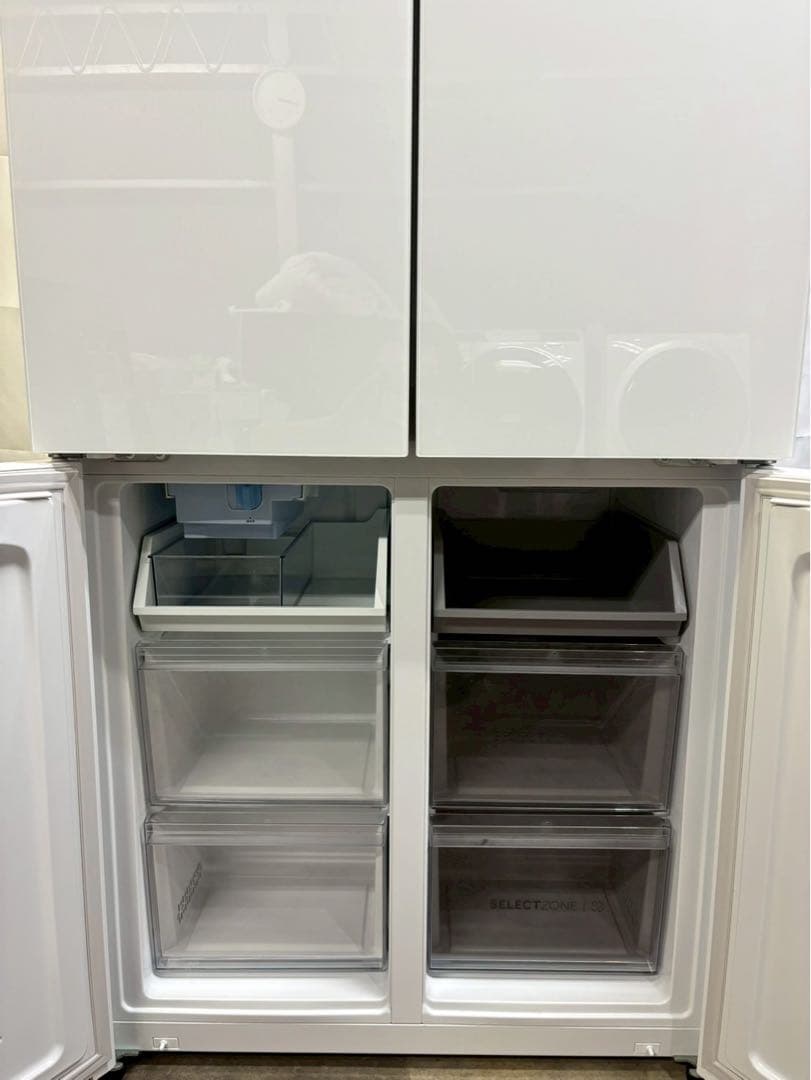 【美品】Haier 4ドア冷蔵庫 JR-GX47A 2024年製470L 観音開