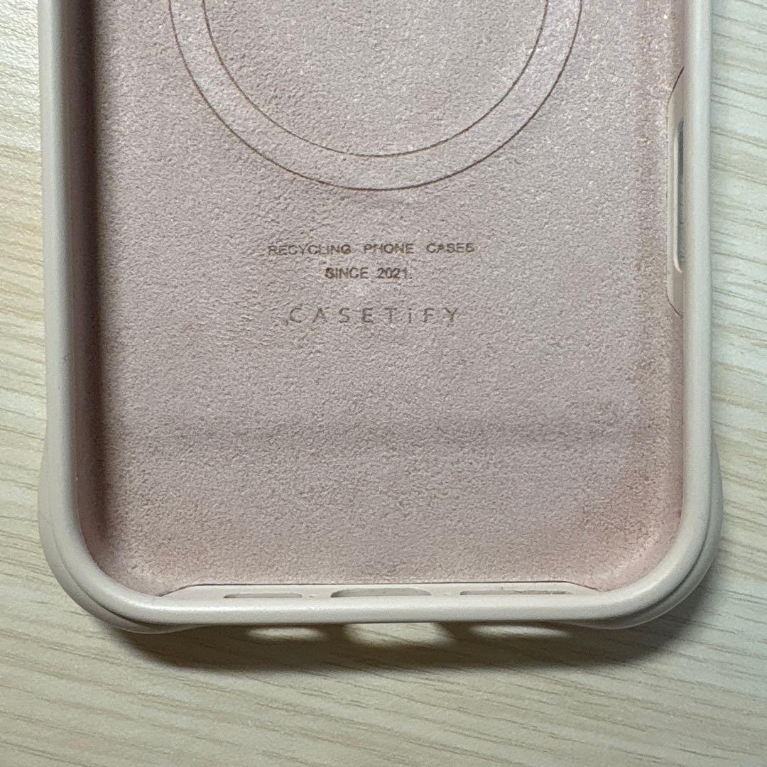 今日だけ値下げ CASETiFY iPhoneケース クリーム色