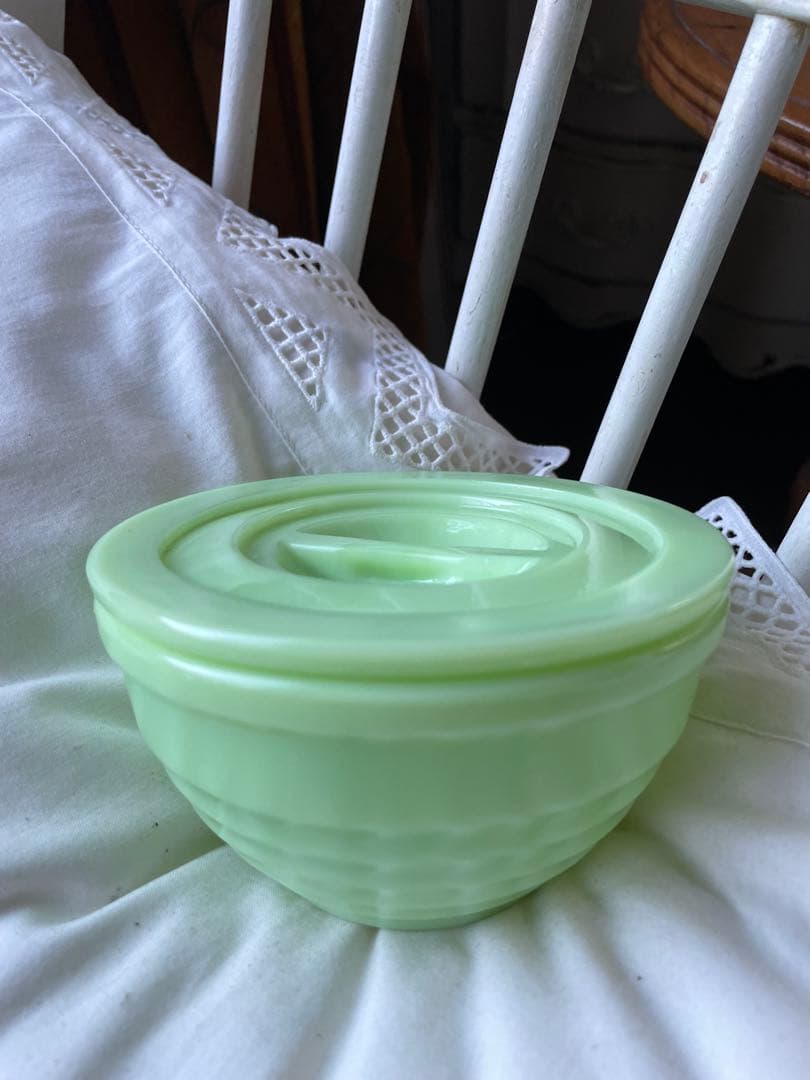 アンティーク Jeannette ジャネット社　ジェダイ ドリッピングス　ジャー