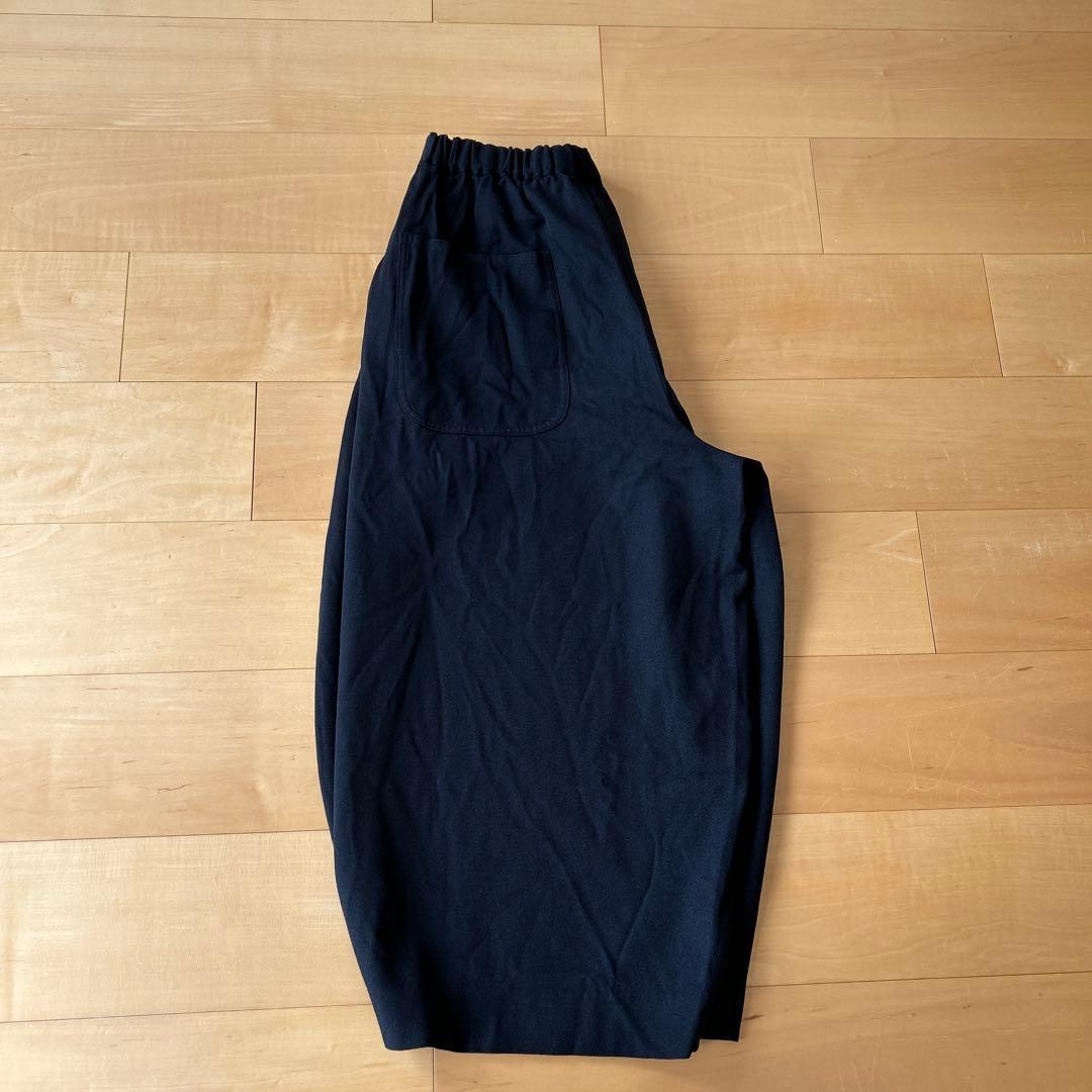 ブラックコムデギャルソン　ポリ縮　サルエルパンツ　ブラック　サイズM