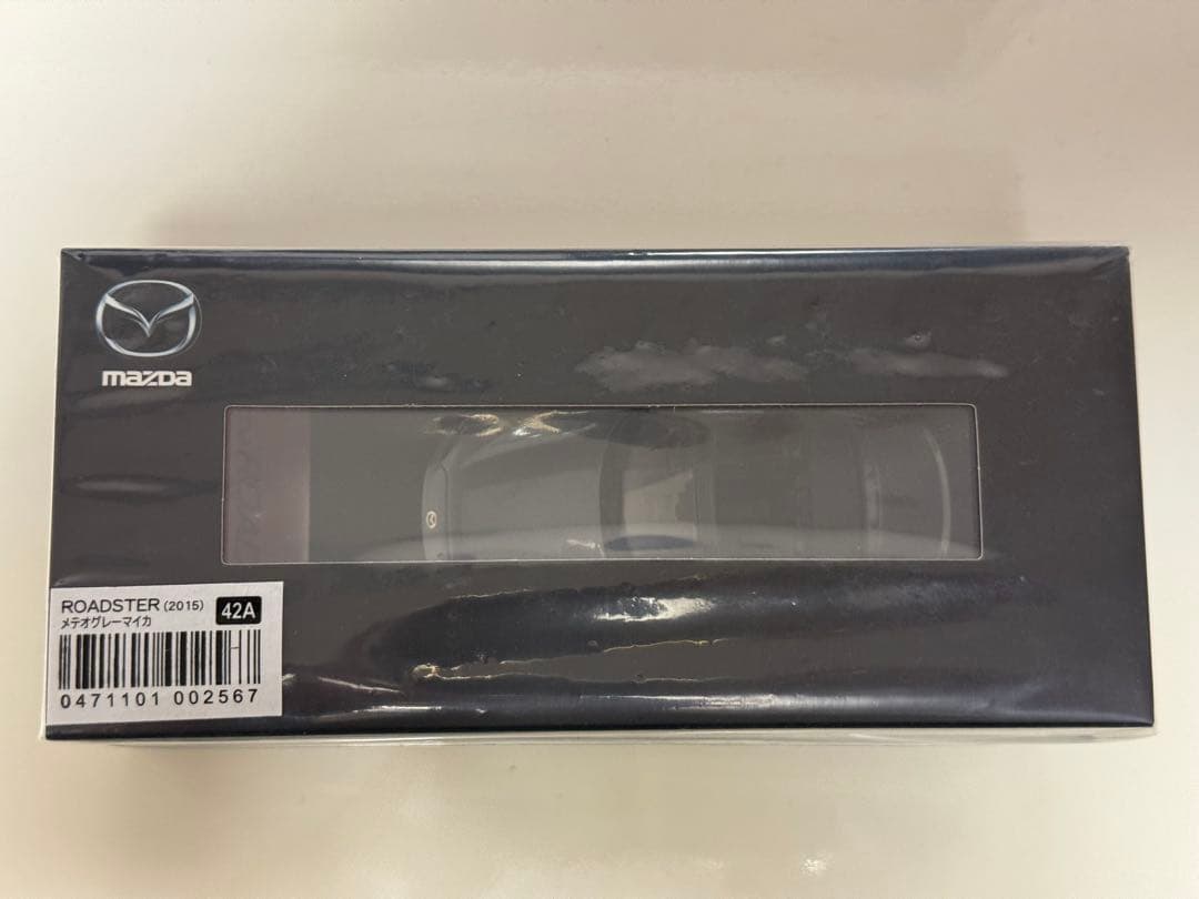 未開封　MAZDA公式モデルカー　NDロードスター（メテオグレー）