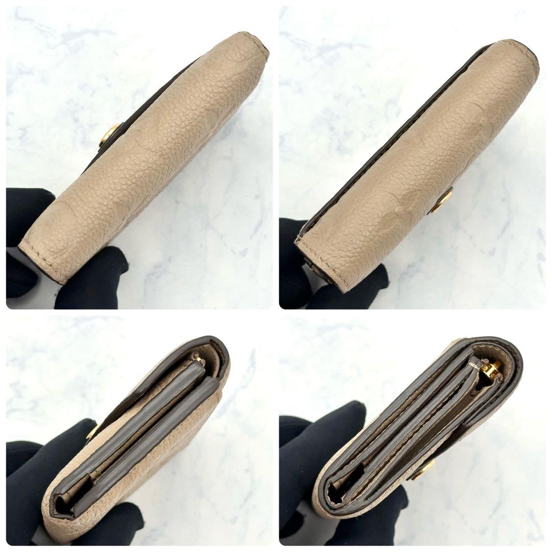 【最高級美品】ルイヴィトン モノグラム アンプラント ゾエ ベージュ ガレ