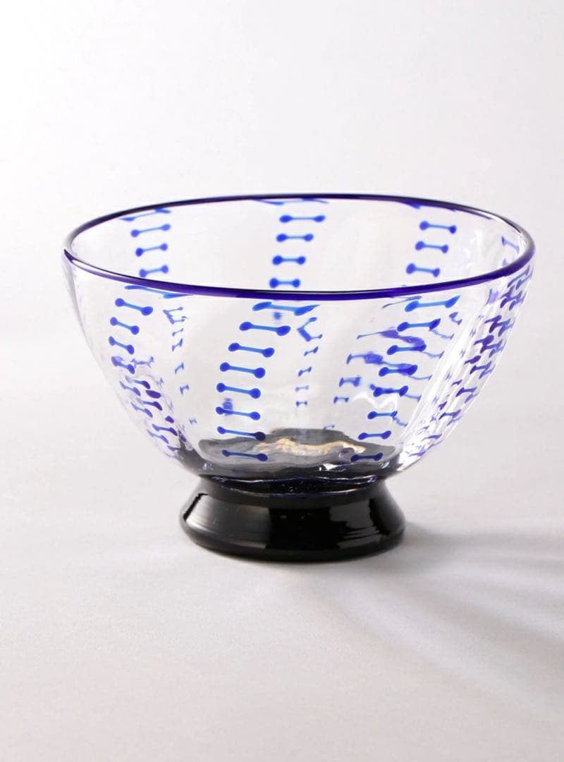 佐賀県重要無形文化財 肥前びーどろ　縄文シリーズ（大鉢3個セット）