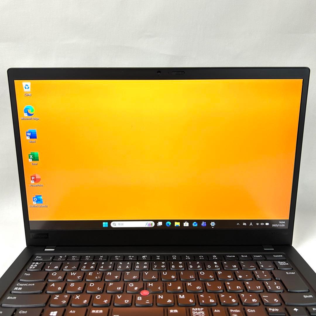 美品 Lenovo X1 Carbon Gen8 バッテリー超良好 Office