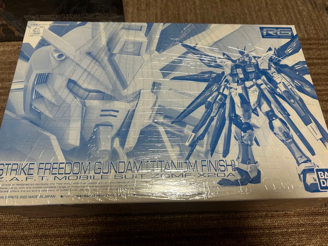RG ストライクフリーダム ガンダム クリアカラー チタニウムフィニッシュ3点