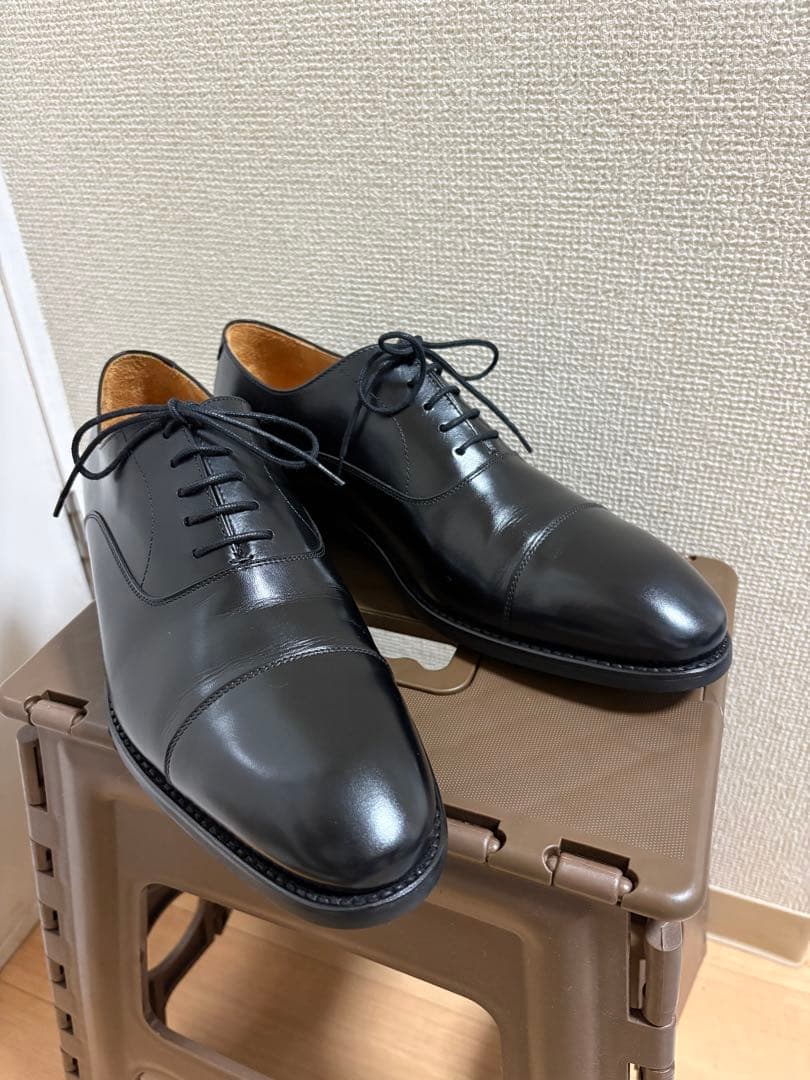 使用数回程度 berwick1707 ストレートチップ ブラック UK7