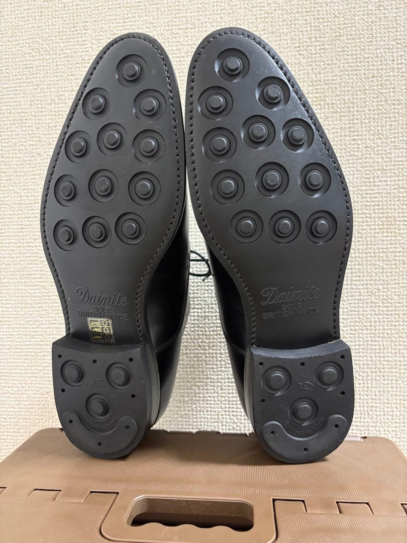 使用数回程度 berwick1707 ストレートチップ ブラック UK7