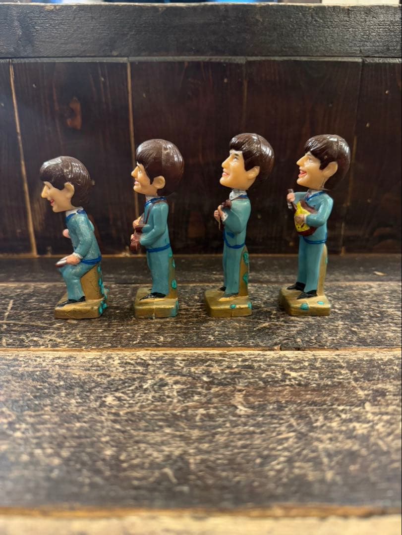 ビートルズ ビンテージ 首振り人形 フィギュア 4体セット プラスチック製