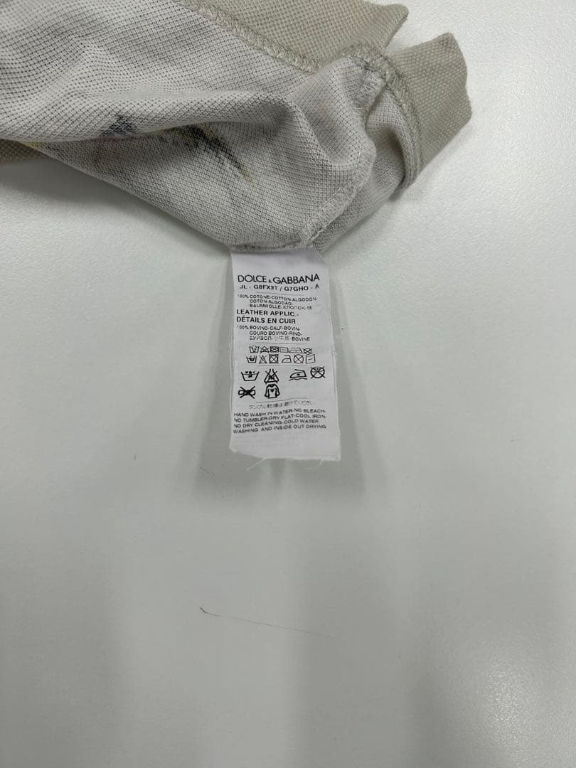 Dolce & Gabbana グラフィックプリントポロシャツ 44