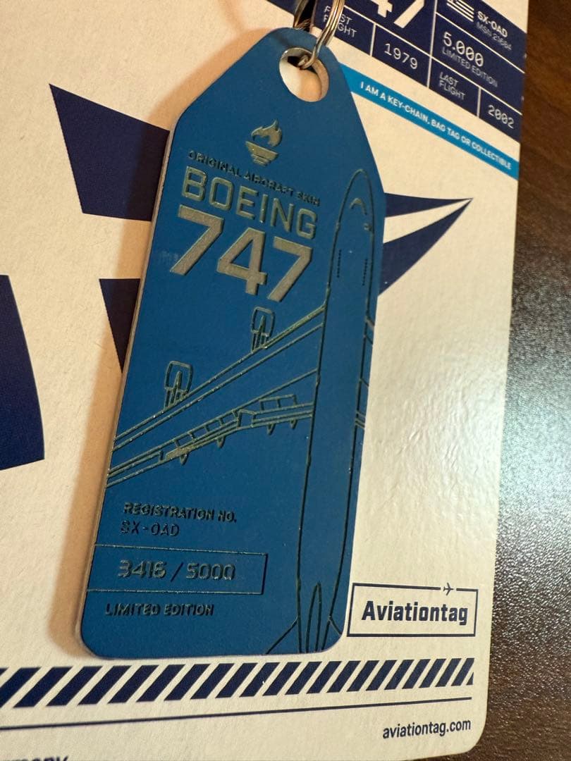 OA オリンピック航空 Aviationtag B747-200