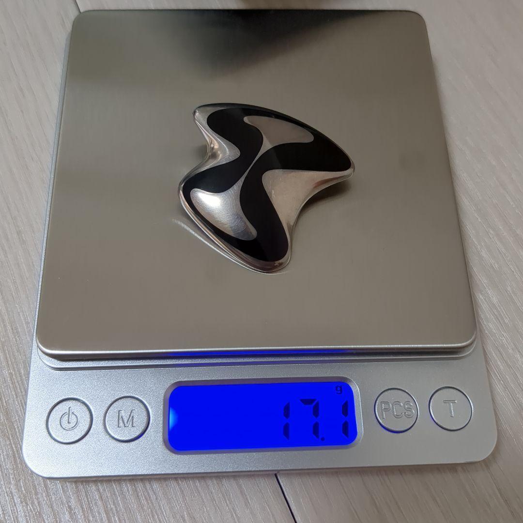 ★希少　ジョージ ジェンセン アメーバ ブローチ 315 ヴィンテージ シルバー