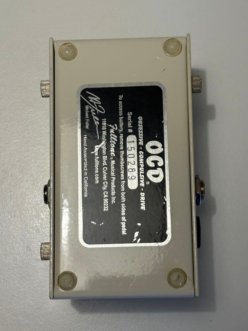 ギター Fulltone OCD V1.7