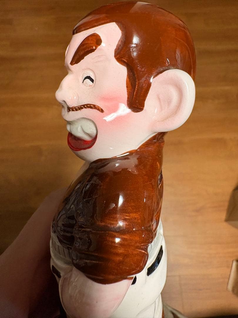 昭和レトロ　じゃりン子チエ　テツ　貯金箱　陶器