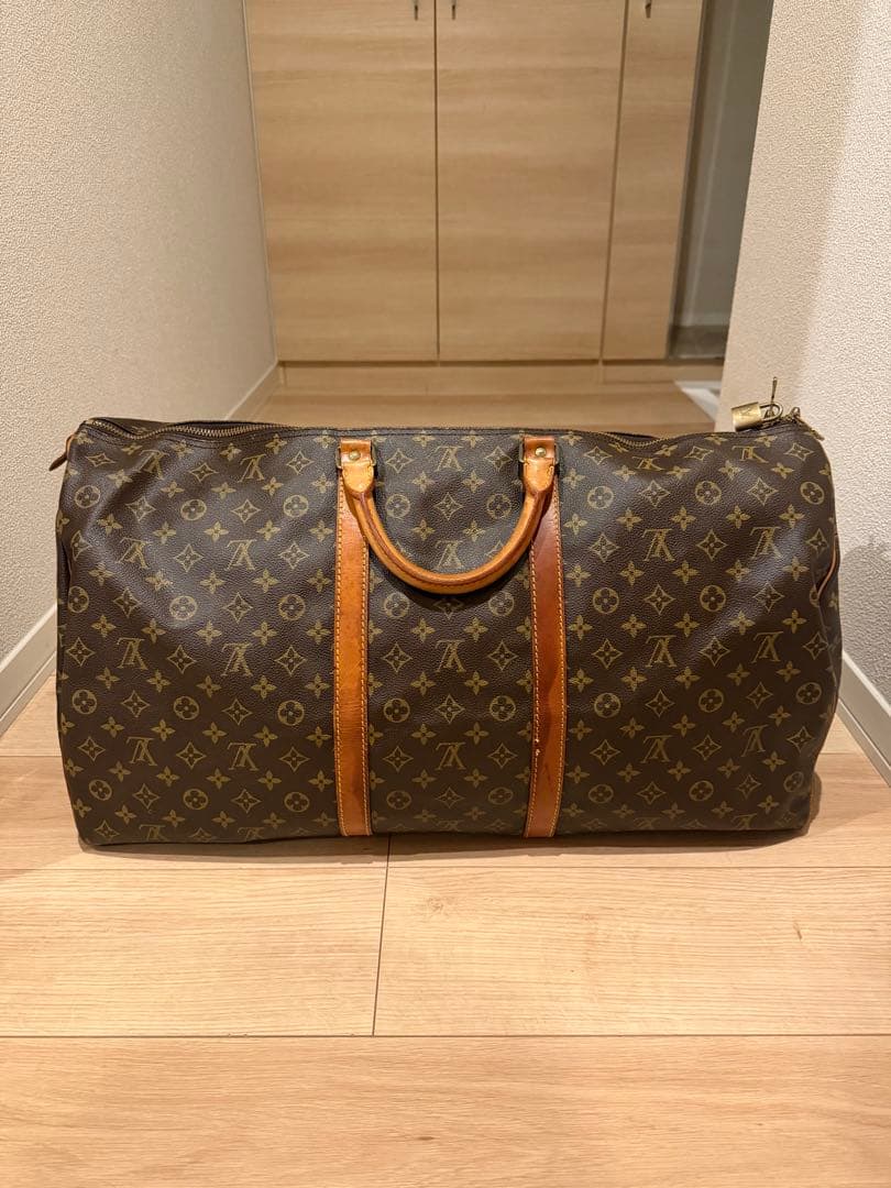 【美品】LOUIS VUITTON ルイヴィトン　キーポル60　モノグラム