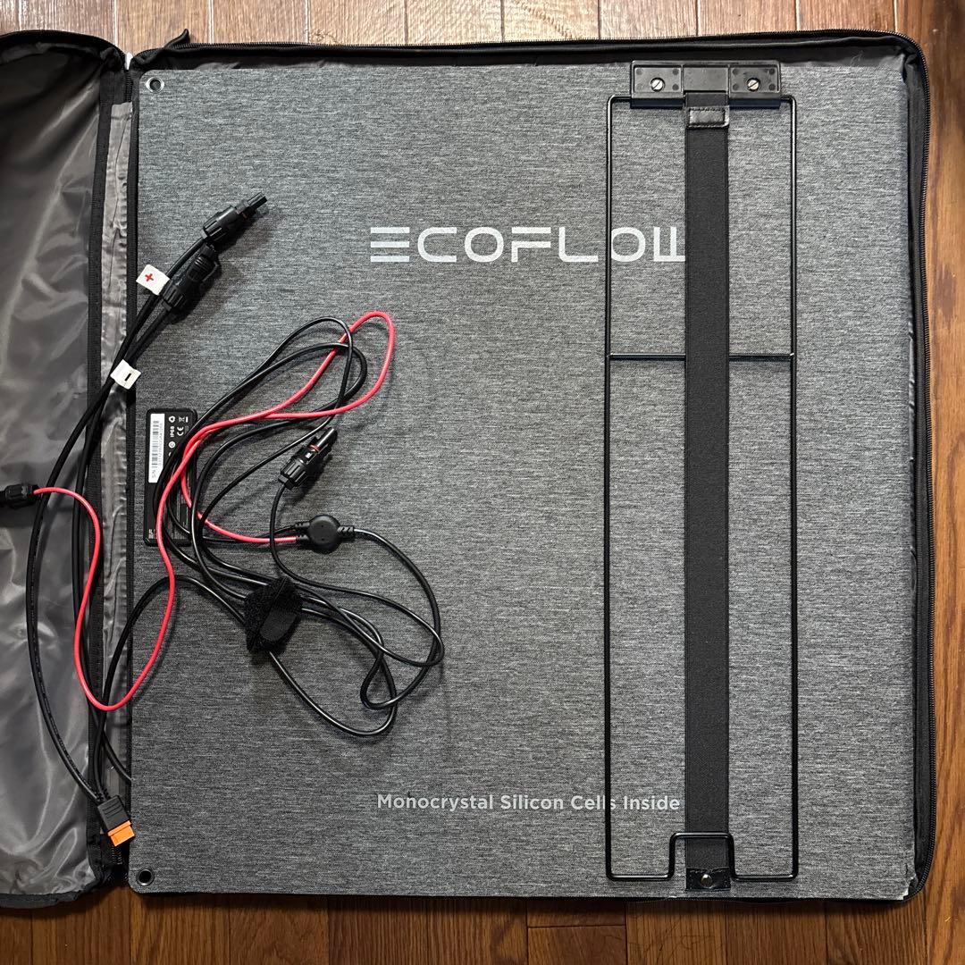 ECOFLOW 160W ポータブルソーラーパネル　1回使用のみ　美品　2025